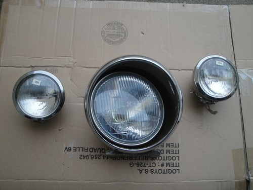 Optique phare chrome - de,